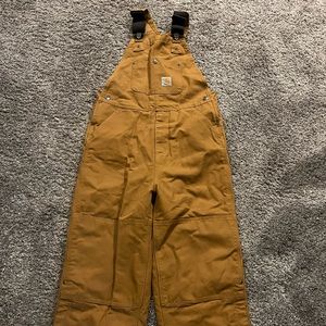 Carhartt boys youth 12 bib insulated overalls